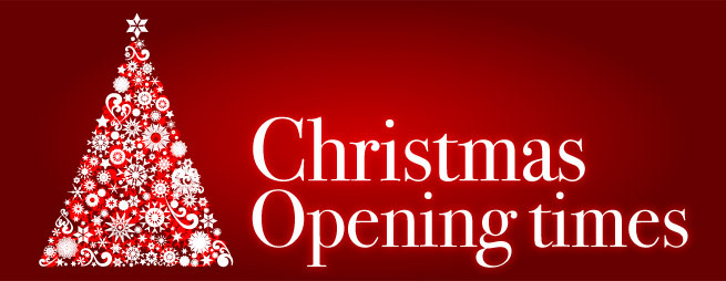 christmas opening times