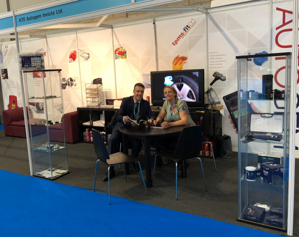 Darren and Sarah, the two Autogem reps in our Automechanika Birmingham booth.